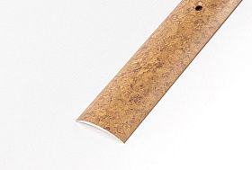 Порог (стык) Русский профиль  разноуровневый декорированный, 20*2700 мм, Пробка